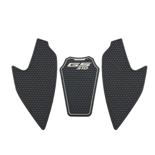 Tapis de réservoir moto pour BMW G310GS 2022 protection latérale caoutchouc noir