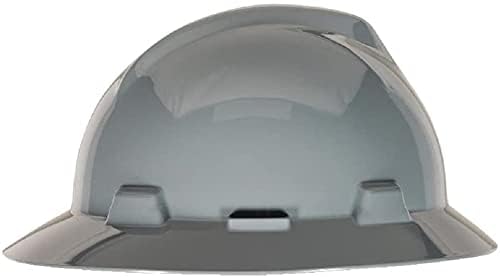 Casque MSA 10019548 V-Gard argenté avec coiffe à molette réglable - 5