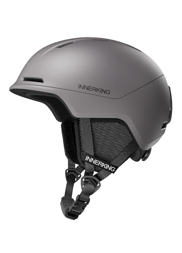 InnerKing Ski Helmet, Lightweight Adult Snowboard Helmet with Sturdy PC Shell & Shock-Absorbing EPS...