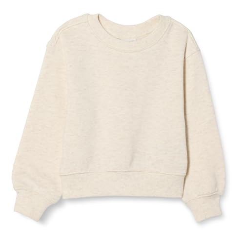 Amazon Essentials Mädchen Sweatshirt, Haferbeige Meliert, 6-7 Jahre