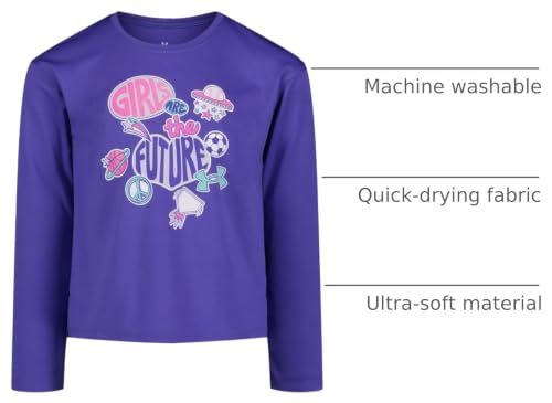 Image of Under Armour Girls' Long Sleeve Performance Graphic Tee, Outdoor Collection