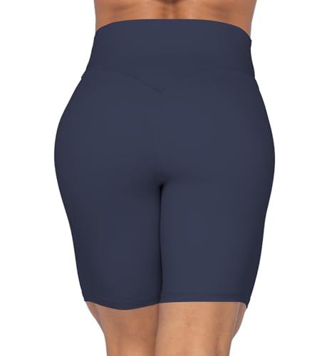 Image of Sunzel No Front Seam High Waist Biker Shorts for Women, Squat Proof Yoga Workout Gym Bike Shorts | 3, 5 Or 8-Inch Inseam, High Waisted, Tummy Control, No Front Seam, Buttery Soft, Compression Fit, Squat Proof