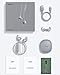 AUKEY Key Series B60 Auriculares Bluetooth con Interruptor Inteligente, Impermeabilidad IPX6, 8...