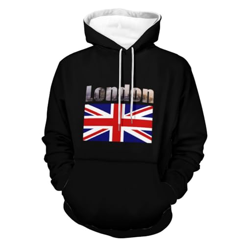 England London Big Ben Casual Hoodies for Men Women Long Sleeve Sweatshirt Sweater Fall Outfits Tops