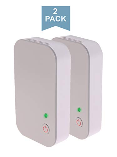 Cleario Negative Ion Generator [2-Pack] | No Filter Ionizer | Plug in Air