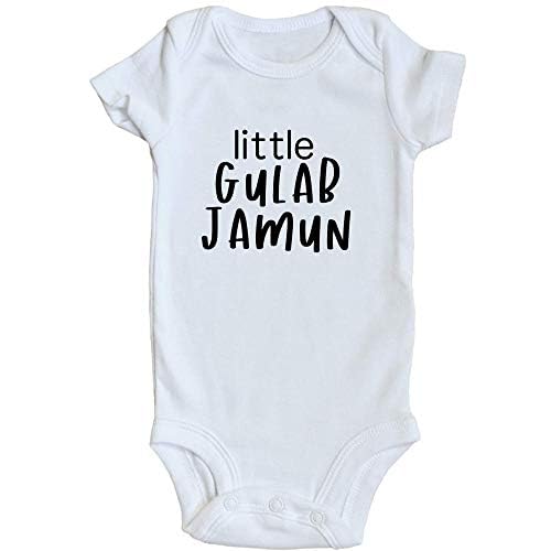 GenericTwentyFourDoves Little Gulab Jamun Baby Bodysuit, Pakistani Baby, Indian Baby, Desi, Jalebi