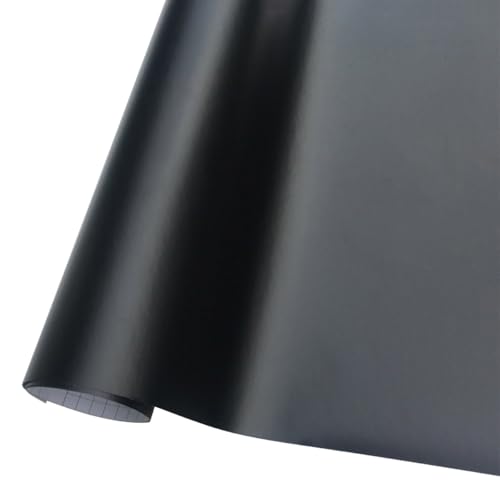 Vinilo negro mate autoadhesivo sin burbujas 50x152 cm para tunning de coches