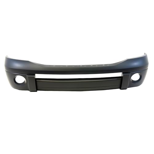 Image of FitParts Compatible with Dodge Ram 2006-2009 Front Bumper Cover | Primed, With Fog Light Holes, Ready to Paint, OEM 68001349AA, CH1000873