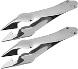 Ananas-Pinzette, robust, Mehrzweck, spülmaschinenfest, Ananas-Augenclip, Edelstahl, V-Form, Ananas-Augenschneider für Zuhause, Küche, Obstgeschäft, Supermarkt, 2 Stück