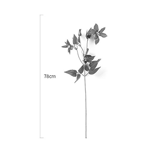 Clematis de simulación artificial y loto de seda para arreglos de comedor 3