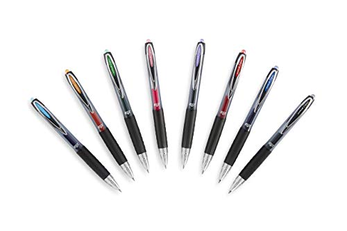 Bolígrafos retráctiles de gel azul x12 miniatura 7