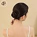 FANDAMEI 50PC Spiral Hair Pins Set, Spin Pins Spiral Bobby Pins for Girls, Women and Kids, Non-Scratch Round Clip & Bun Twist, Stylish Bun Bobby Pins, Premium Spin Pins for Hair, Brown