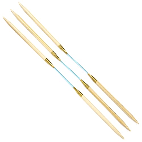 Image of skacel by addi Flexiflips Double Pointed Knitting Needles, 9.5 Inch (24 cm) Bamboo Tips with Flexible Nylon Cord, 2.5 mm (US Size 1)