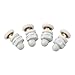 Shower Door Rollers 23mm, 4-Pack Replacement Wheels for Shower Cabins and Enclosures, Quick Release Type with Stainless Steel Bearing, Compatible with(23mm)