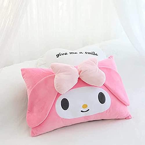 Kawaii Pillowcase,Cotton Pillowcases,Cute Pillow,Cute Girl Plush Pillow Slips ,for Dormitory/Decorative Bedroom/Livingroom, 62×42CM