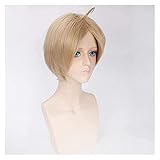 REMUVR Anime APH Hetalia Axis Powers America Alfred F Jones Wig Cosplay Costume Men Short Wigs