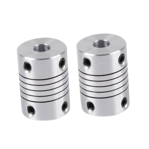 PartyKindom 6pcs Stepper Motor Encoder Printer Flexible Shaft Coupler Cnc Machine Shaft Coupler for