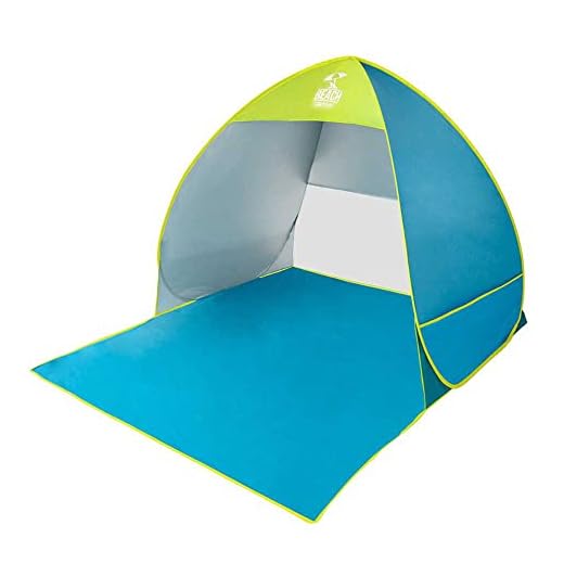 Aktive 62165 - Tienda de playa pop up azul y verde