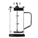 LTLWSH Cafetiere French Press ekspres do kawy, potrójny filtr ze stali nierdzewnej, kawiarnia prasa do kawy, odporne na wysokie temperatury szkło borokrzemowe, do domu i biura, 350 ml
