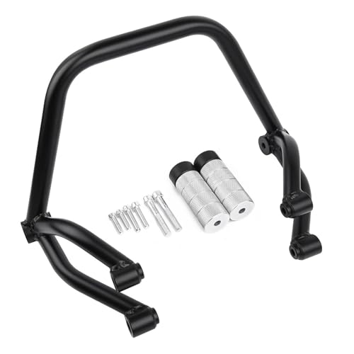 Cage de cascade pour Yamaha MT-09 : support de repose-pieds arrière et protection du moteur noir