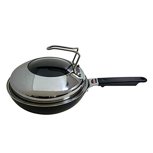 ステンレススチール フライパン 26cm ガラス蓋付き*6 ステンレススチール フライパン 26cm ガラス蓋付き*6 Amazon