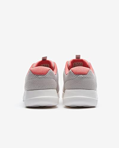 Skechers Women's GO Walk Joy Bungee with Color POP Sneaker, Off White/Pink, 9 | Image 4