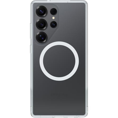 Image of OtterBox Symmetry Series Clear Transparent Case with Magnets for Samsung Galaxy S25 Ultra, Shockproof, Drop-Proof, Protective Case, 3X Military Standard Tested, Transparent