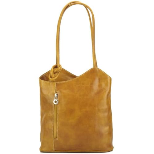 Sac à main Léa V en cuir uni Tony & Paul fabriqué en Italie au savoir-faire artisanal