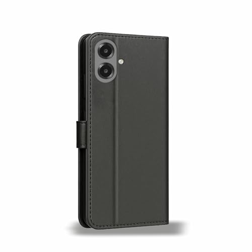 Image of AIBEX Shock Proof Flip Compatible for Samsung A07 4G / Samsung M07 4G / Samsung F07 4G Flip Cover Leather Finish | Inside TPU with Card Pockets | Wallet Stand | Complete Protection Flip Case