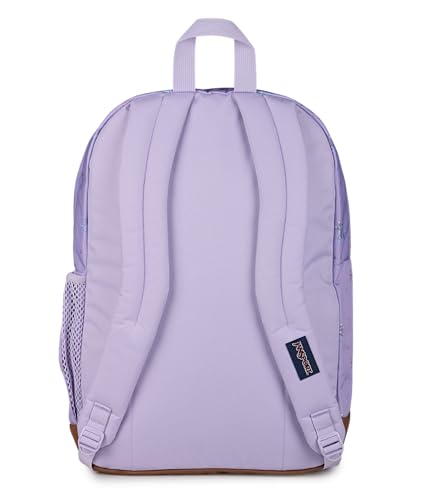Image of JanSport Cool Backpack with 15-inch Laptop Sleeve, Large Computer Bag Rucksack with 2 Compartments, Ergonomic Straps, Pastel Petals - Lilac