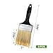 LAPXSNZD 3 inch Flat Paint Brushes,Professional Paint Tools with Treated Plastic Handle for DIY Paint,Furniture,Fences,Deck,and Wall Trim