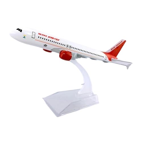 Avión Airbus modelo artesanía fina Air India Airways A320-200 de 16 cm para decoración exclusiva