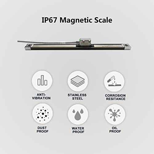 Escala magnética 130mm con cuerpo de aluminio miniatura 2