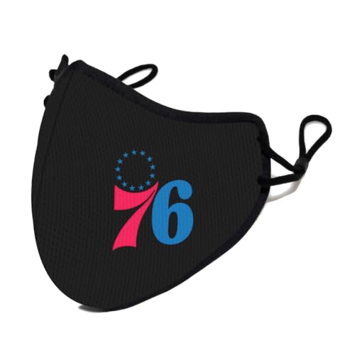 フィラデルフィア 76ers 立体 スポーツ カラーマスク 超快適 布マスク 伸縮性 通気性 軽量 耳ひも調整可能 呼吸しやすい 洗える 繰り返し使え 小顔効果 防塵 UVカット おしゃれ 通勤 通学 男女兼用 S-M 1枚入り