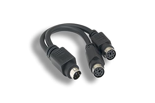 Cable adaptador PS/2 Kentek Mini DIN6 contra la falta de espacio para teclado y ratón en PC 1