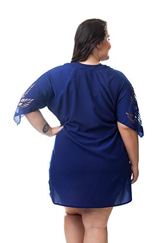 Saída de Praia Plus Size Vestido Lara Marinho-48