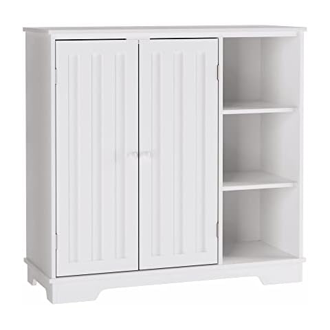 FOREHILL Mueble Almacenaje de Madera con 3 Estantes Abiertos Cover