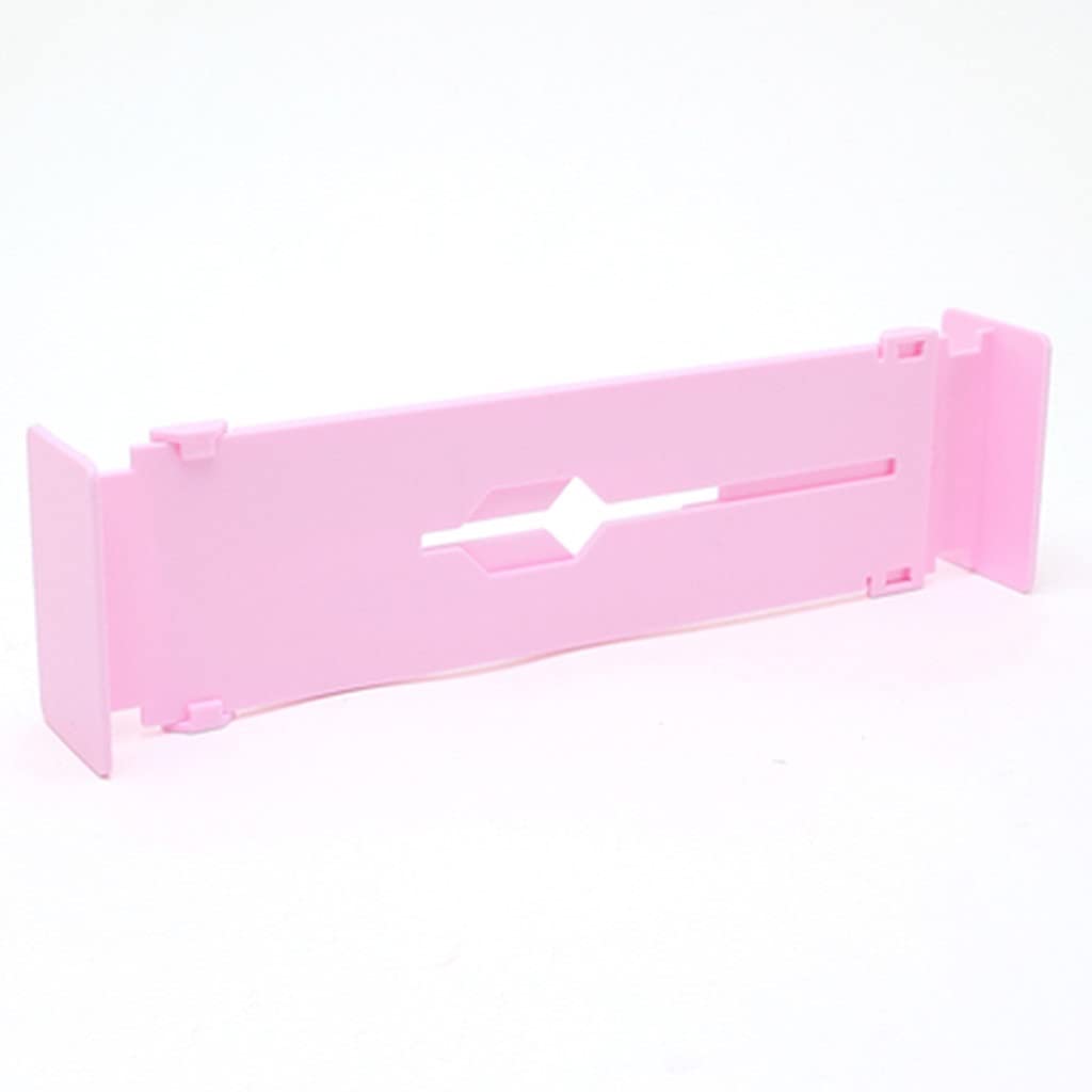 Divisorio per cassetti in plastica Elasticizzata Retrattile Regolabile Organizer per divisori di stoccaggio Multiuso Fai da Te Home Office (Argento)