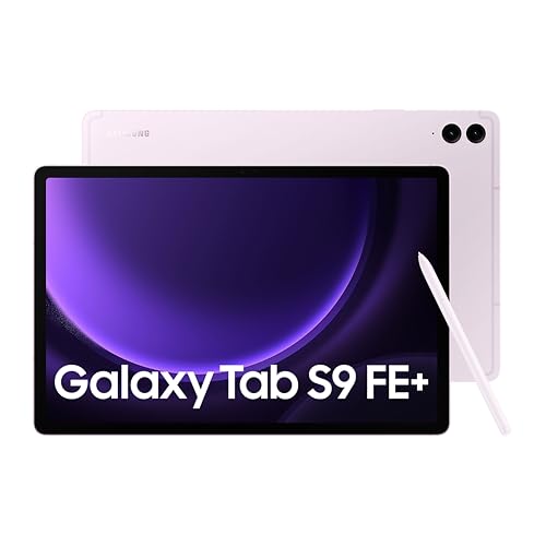 Image of Samsung Galaxy Tab S9 FE+, S Pen in-Box, 31.50 cm (12.4 inch) Display, RAM 8 GB, ROM 128 GB Expandable, Wi-Fi, IP68 Tablet, Lavender
