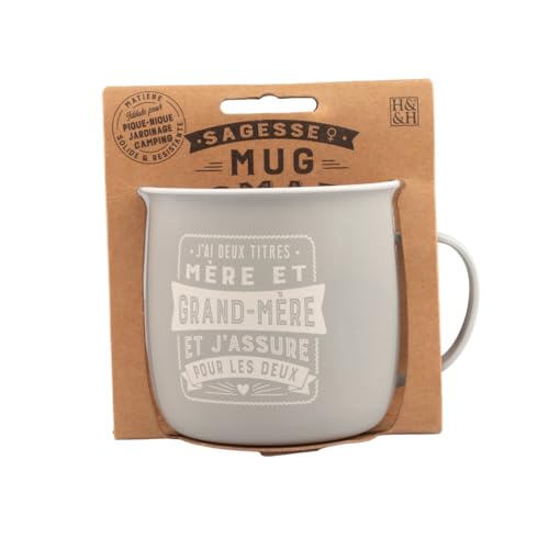 MUG NOMADE - Mug à thé et café personnalisé Grand-mère - cadeau pour Femme