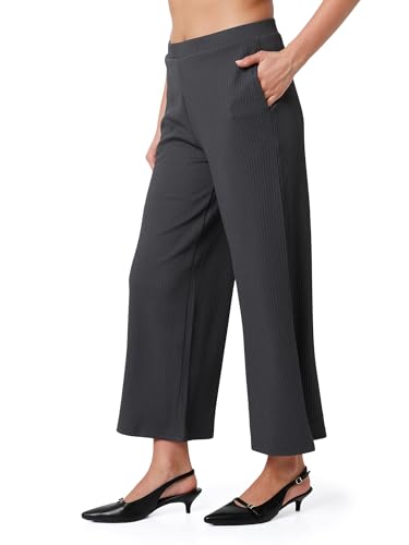 Image of Smarty Pants Women's Cotton Rib Pleated Trouser.