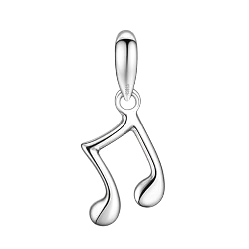 HighSpark Music Note Pendant for Women | 92.5 Sterling Silver & S...