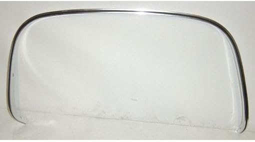 SHE899-92L Left Hand Front Wheel Well Molding with Insert for 1981-1987 Chevy Pickup Chrome & Black