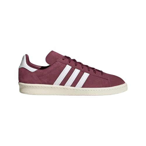 ADIDAS Men's Campus 80S Shoes, Collegiate Burgundy/Cloud White/Off White, US 9 M