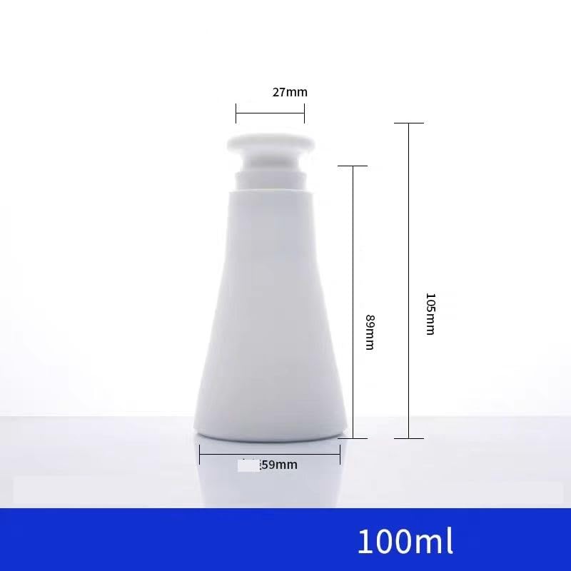 Szklana kolba stożkowa, Zestaw kolb stożkowych trójkątnych PTFE z korkiem 25-500 ml do użytku laboratoryjnego(100ml)