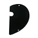 (E71) Custom Pickguard for DANELECTRO LONGHORN BASS GUITAR,Single Ply Black