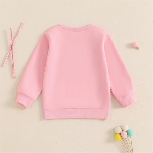 FIOMVA Little Sister Newborn Outfit Baby Girl Bubble Romper Sweatshirt Big Sister Matching Outfits Infant Fall Clothes3