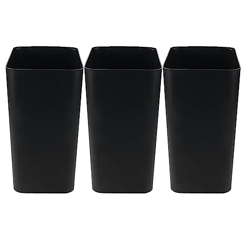 Caneca de basura plástica rectangular 4.5 galones 3 unidades miniatura 7