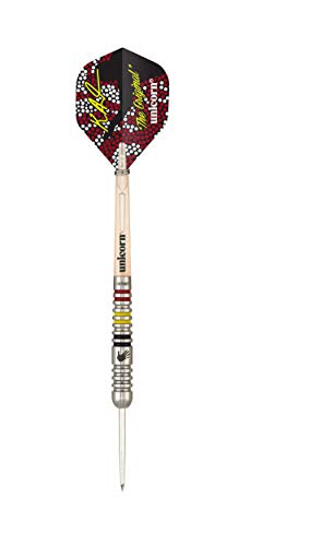 Unicorn Cloud Kyle Anderson Phase 2 Contender 95% Tungsteno Acero TipDart, Unisex Adulto, 11225, Rojo, Amarillo y Negro, 24 g