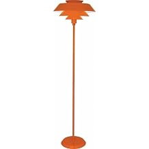 Jonathan Adler Robert Abbey Lighting Pierce - 1 Light Floor Lamp-60.38 Inches Tall and 17 Inches Wide-Tangerine Finish